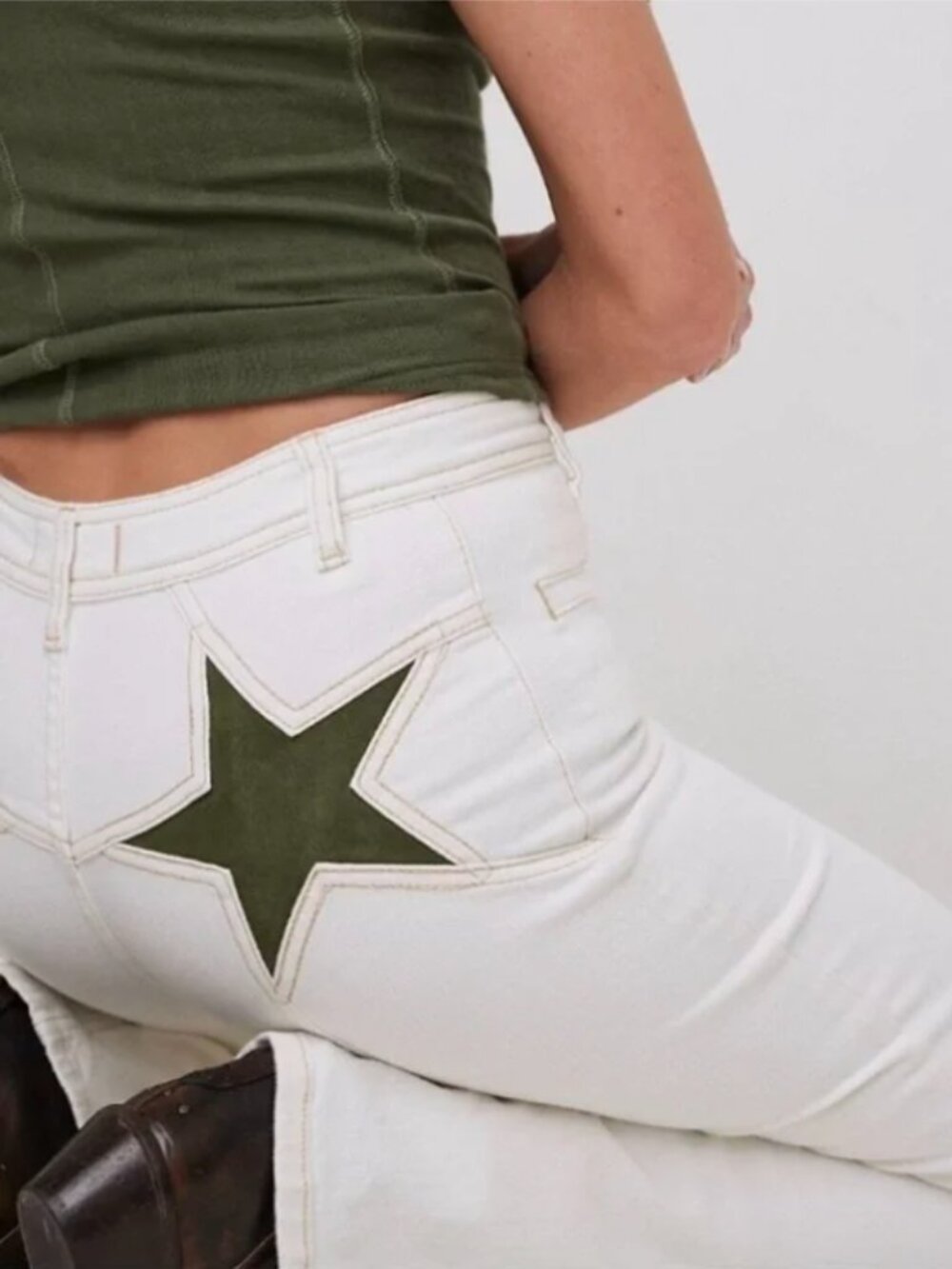 NWT. Free People We The Free Firecracker Flare Jeans. 31S